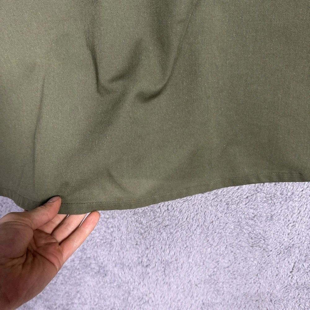 USGI Utility Military Shirt OG 507 Size 15.5 x 36 Poly Blend Dura Vintage 1982